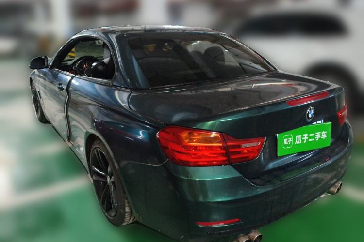 Used BMW 4 Series 2014 420i Convertible Luxury Design Package Rear Left 45 Deg