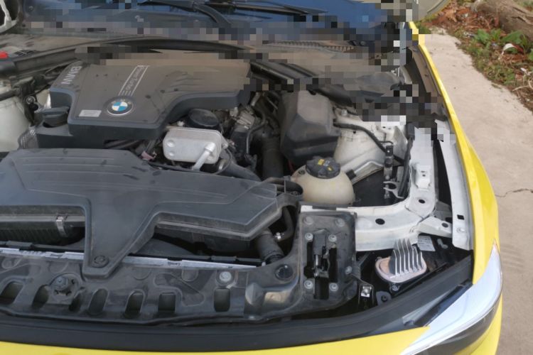 Used BMW 4 Series 2014 428i Convertible Luxury Design Package Engine Bay Left
