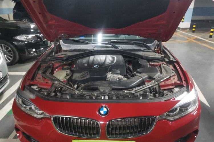 Used BMW 4 Series 2014 435i Convertible Luxury Design Package Engine Bay