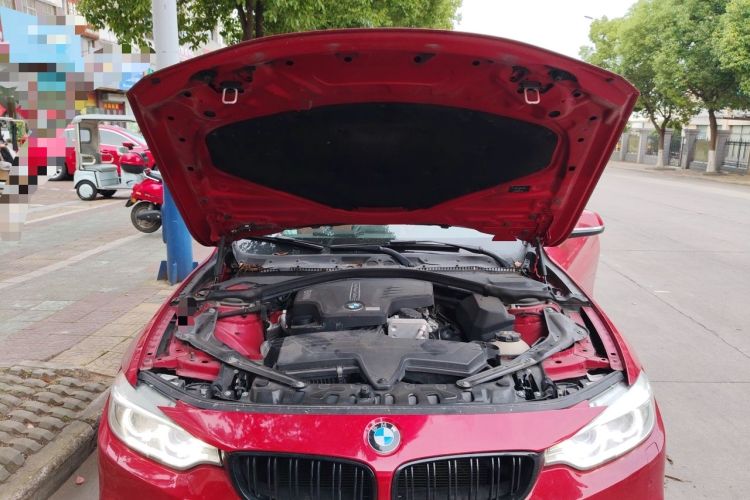 Used BMW 4 Series 2014 428i Convertible Luxury Design Package Engine Bay