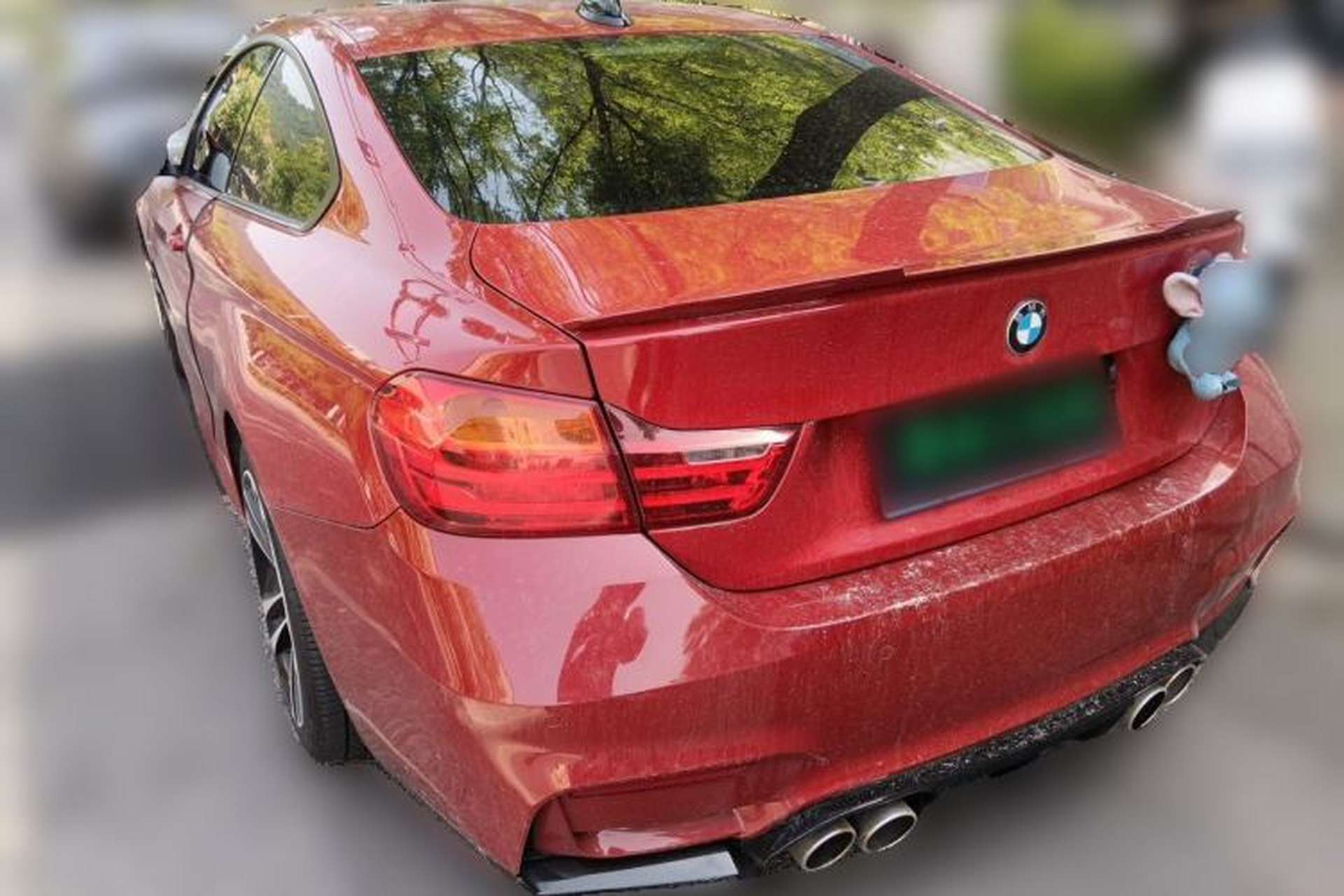 Used BMW 4 Series 2014 420i Design Package Model Rear Left 45 Deg