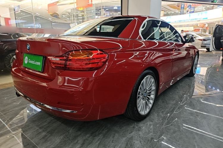 Used BMW 4 Series 2014 420i Convertible Luxury Design Package Rear Right 45 Deg