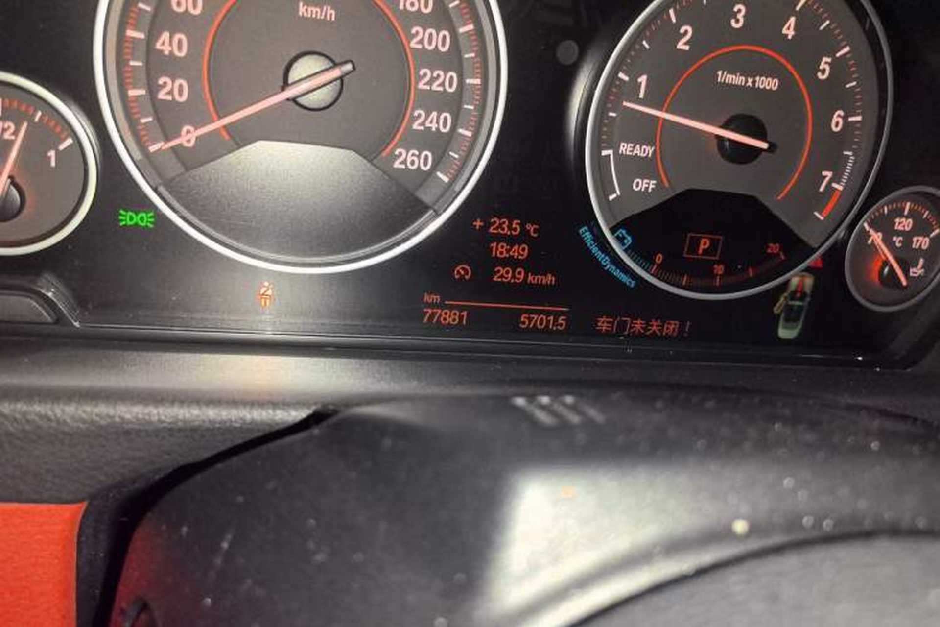 Used BMW 4 Series 2014 428i xDrive Convertible Design Package Edition Odometer Close Up
