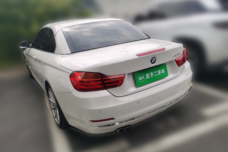 Used BMW 4 Series 2014 428i Convertible Luxury Design Package Rear Left 45 Deg