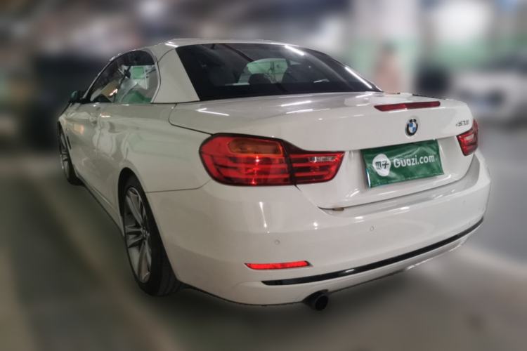 Used BMW 4 Series 2014 420i Convertible Sports Design Package Rear Left 45 Deg