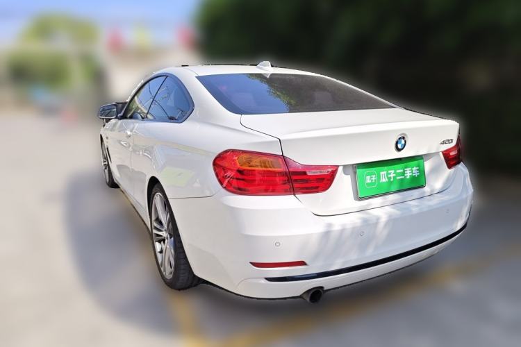 Used BMW 4 Series 2014 420i Design Package Model Rear Left 45 Deg