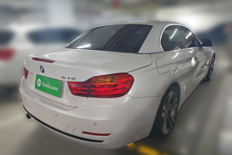 Used BMW 4 Series 2014 420i Convertible Luxury Design Package Rear Right 45 Deg
