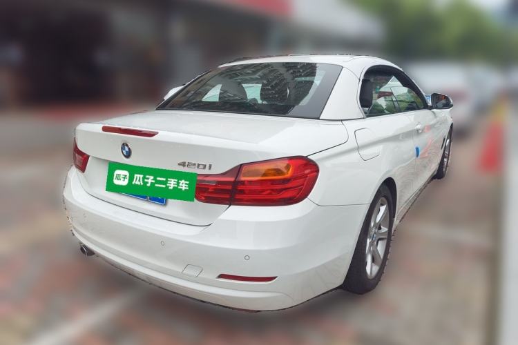 Used BMW 4 Series 2014 420i Convertible Fashion Model Rear Right 45 Deg