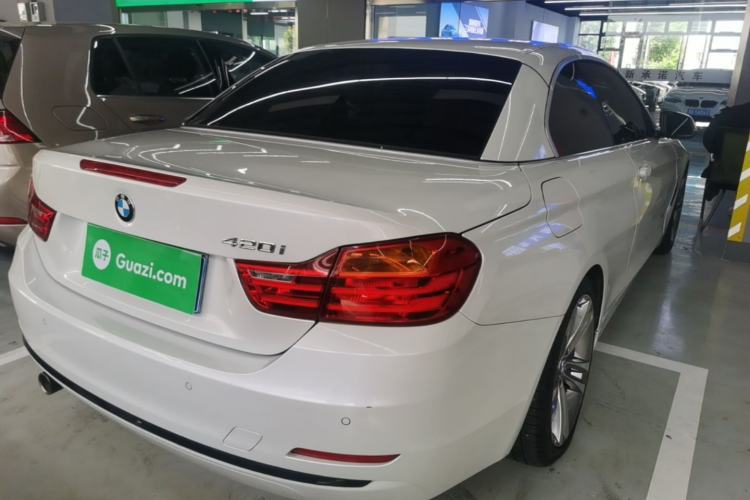 Used BMW 4 Series 2014 420i Convertible Sports Design Package Rear Right 45 Deg