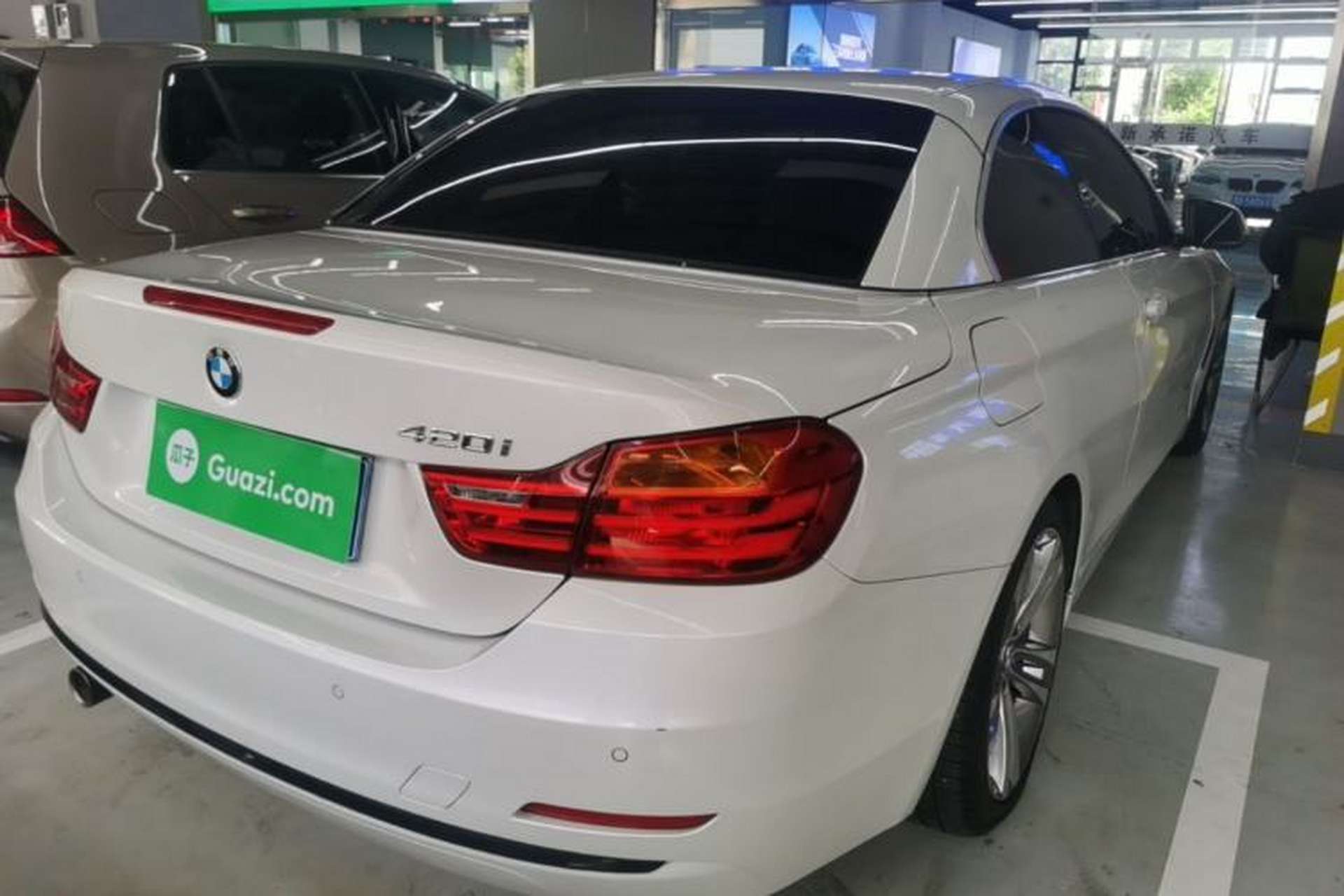 Used BMW 4 Series 2014 420i Convertible Sports Design Package Rear Right 45 Deg