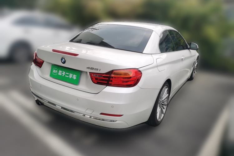 Used BMW 4 Series 2014 428i Convertible Luxury Design Package Rear Right 45 Deg
