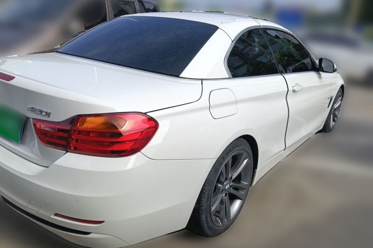 Used BMW 4 Series 2014 420i Convertible Design Line Package Rear Right 45 Deg