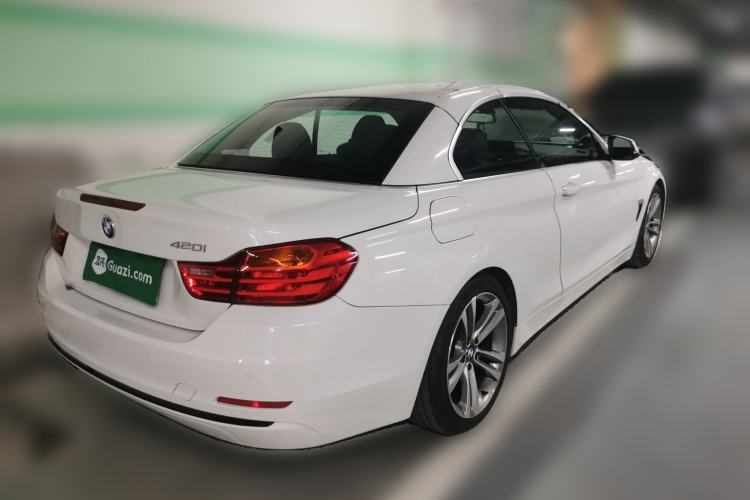 Used BMW 4 Series 2014 420i Convertible Sports Design Package Rear Right 45 Deg