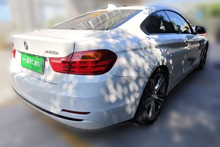 Used BMW 4 Series 2014 420i Design Package Model Rear Right 45 Deg
