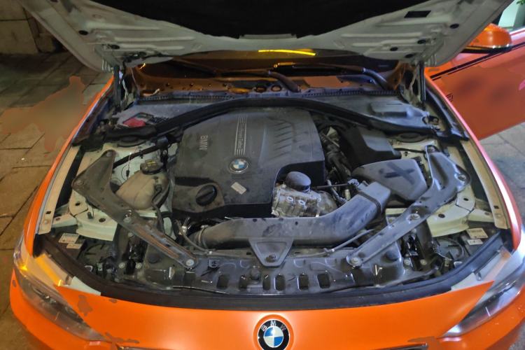 Used BMW 4 Series 2014 435i Convertible Luxury Design Package Engine Bay