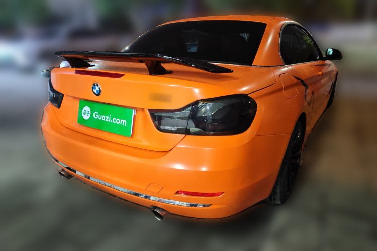 Used BMW 4 Series 2014 435i Convertible Luxury Design Package Rear Right 45 Deg