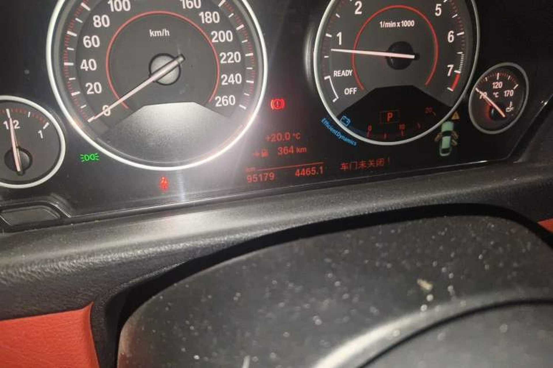 Used BMW 4 Series 2016 430i Gran Coupe M Sport Edition Odometer Close Up