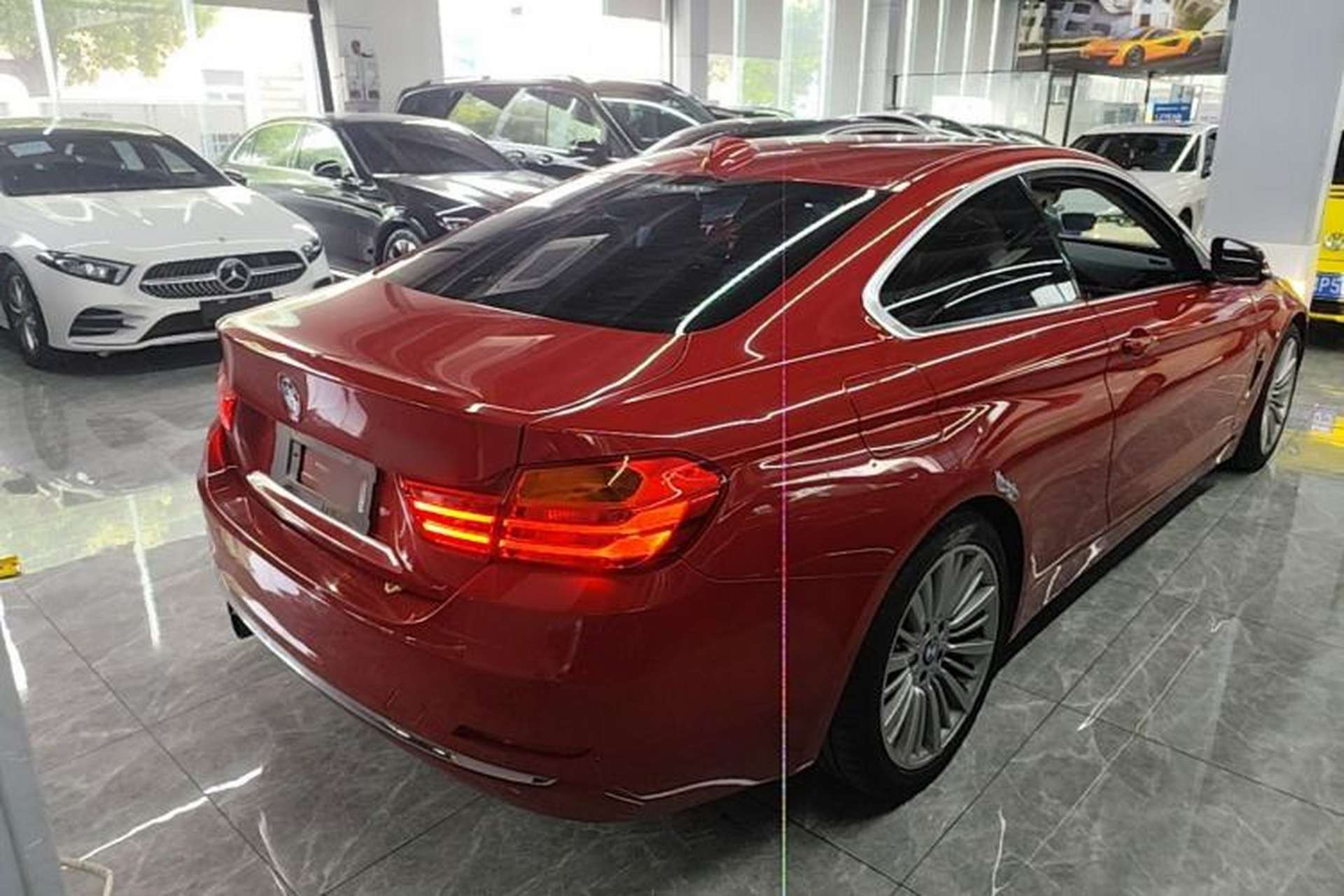 Used BMW 4 Series 2016 420i Design Package Model Rear Right 45 Deg