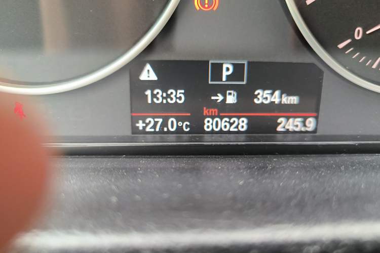 Used BMW 4 Series 2016 420i Gran Coupe Active Edition Odometer Close Up