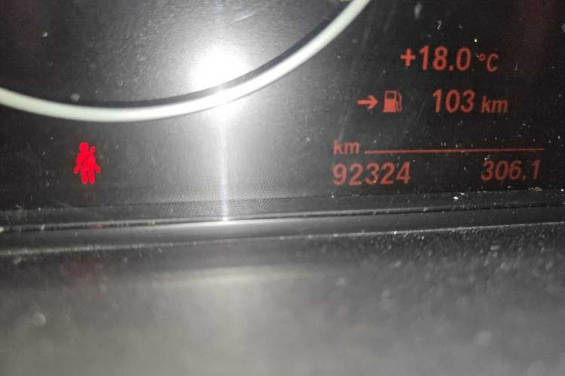 Used BMW 4 Series 2016 430i Design Package Model Odometer Close Up