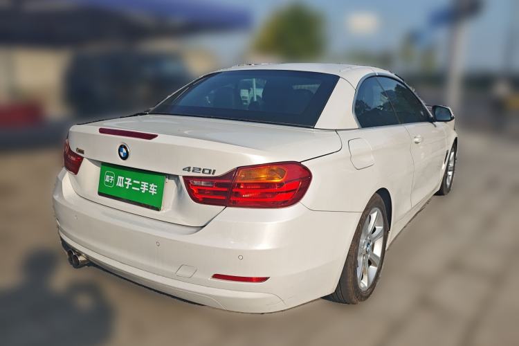 Used BMW 4 Series 2016 420i Convertible Fashion Model Rear Right 45 Deg