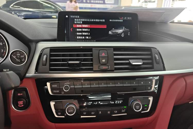 Used BMW 4 Series 2017 425i Convertible M Sport Package Audio And AC Panel