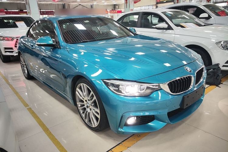 Used BMW 4 Series 2017 425i Convertible M Sport Package Front Right 45 Deg