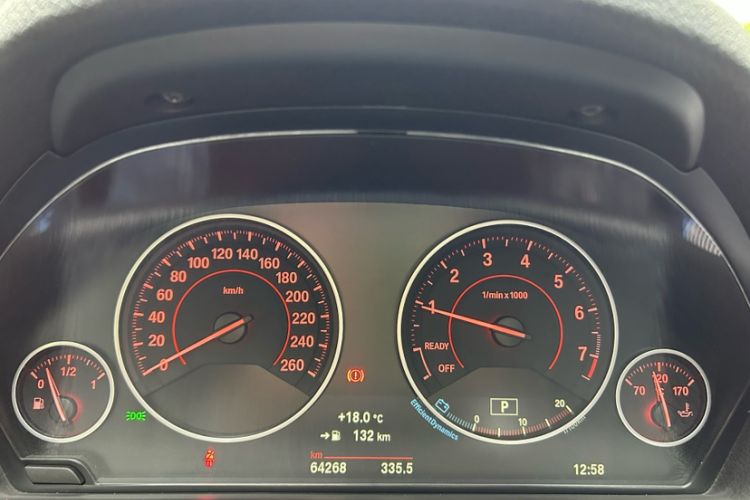 Used BMW 4 Series 2017 425i Gran Coupe Leading Model with M Sport Package Odometer Close Up