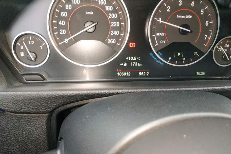 Used BMW 4 Series 2017 425i M Sport Package Odometer Close Up