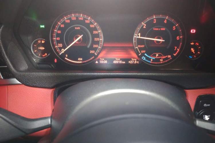 Used BMW 4 Series 2017 430i Gran Coupe M Sport Package Odometer Close Up