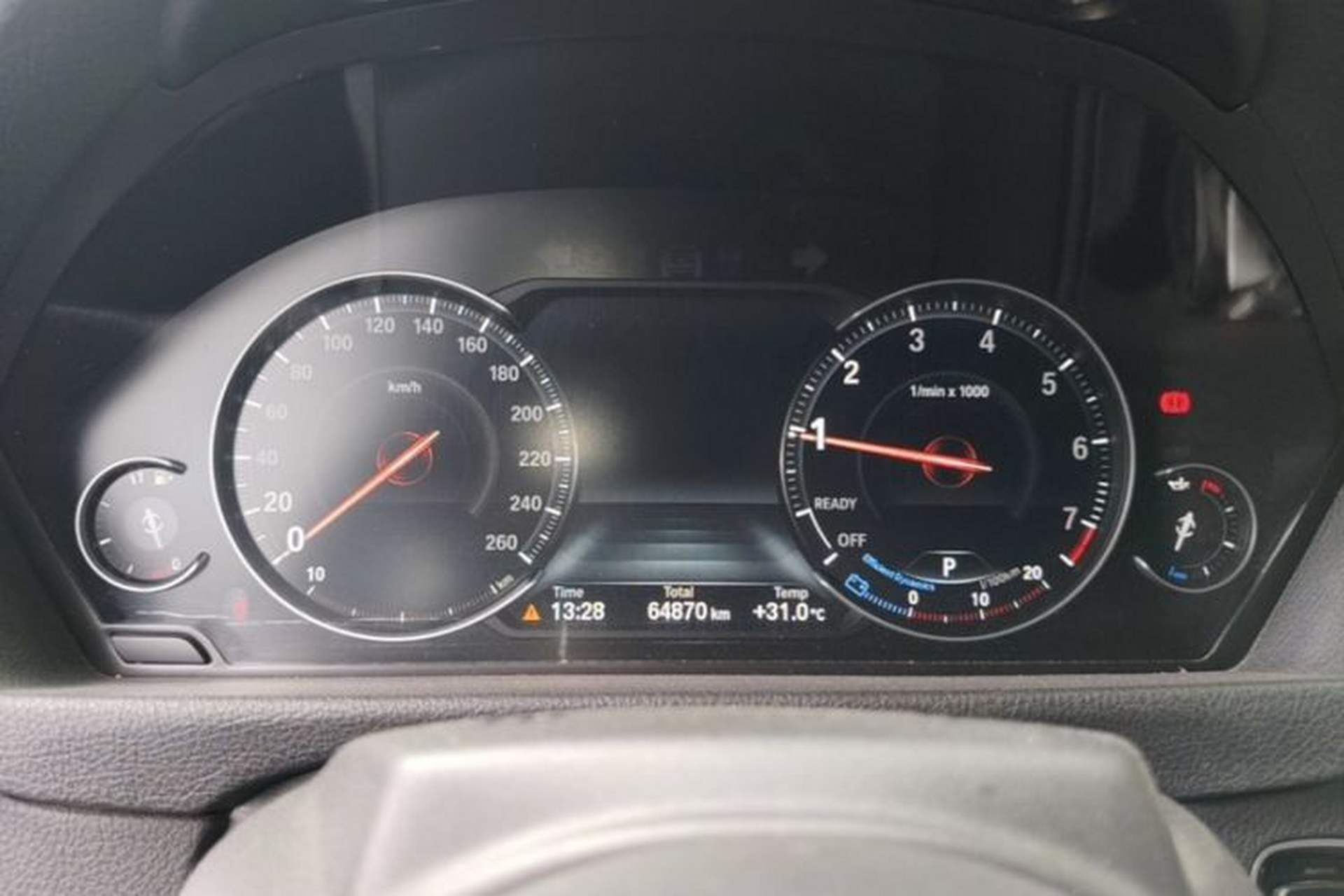 Used BMW 4 Series 2017 430i Convertible M Sport Package Odometer Close Up