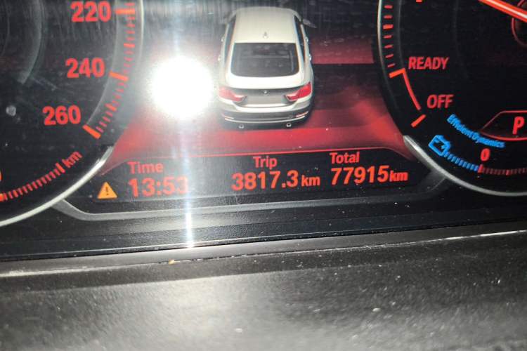 Used BMW 4 Series 2017 430i Gran Coupe M Sport Package Odometer Close Up
