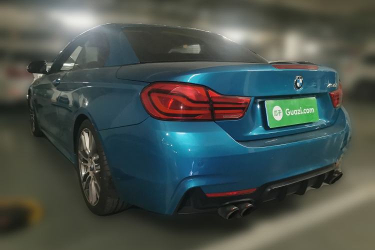 Used BMW 4 Series 2017 430i Convertible M Sport Package Rear Left 45 Deg