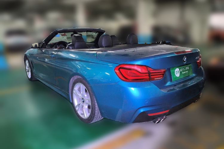 Used BMW 4 Series 2017 425i Convertible M Sport Package Rear Left 45 Deg