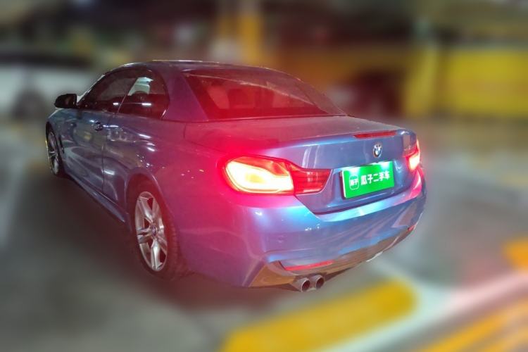 Used BMW 4 Series 2017 425i Convertible M Sport Package Rear Left 45 Deg