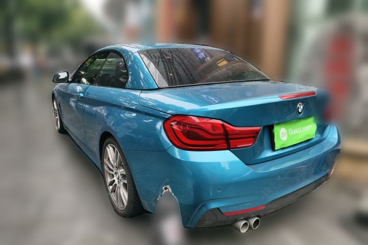 Used BMW 4 Series 2017 430i Convertible M Sport Package Rear Left 45 Deg