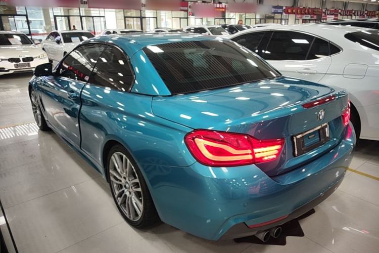 Used BMW 4 Series 2017 425i Convertible M Sport Package Rear Left 45 Deg