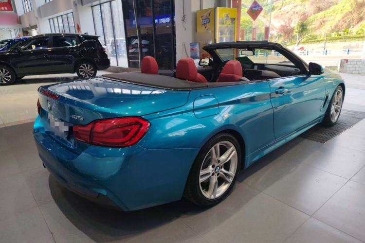 Used BMW 4 Series 2017 425i Convertible M Sport Package Rear Right 45 Deg