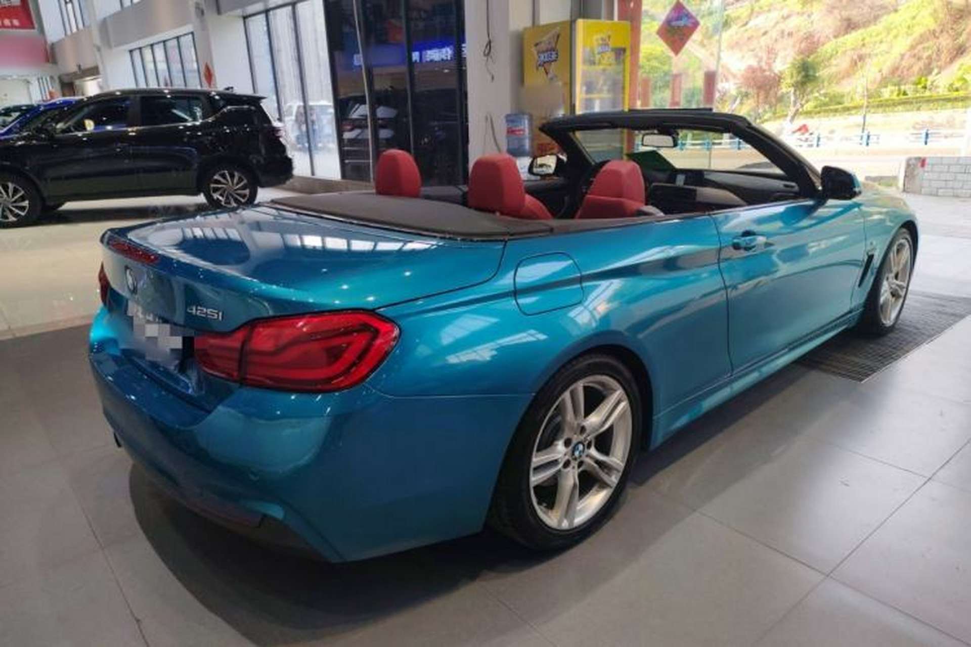 Used BMW 4 Series 2017 425i Convertible M Sport Package Rear Right 45 Deg