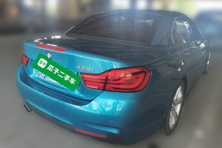 Used BMW 4 Series 2017 425i Convertible M Sport Package Rear Right 45 Deg