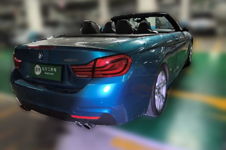 Used BMW 4 Series 2017 425i Convertible M Sport Package Rear Right 45 Deg