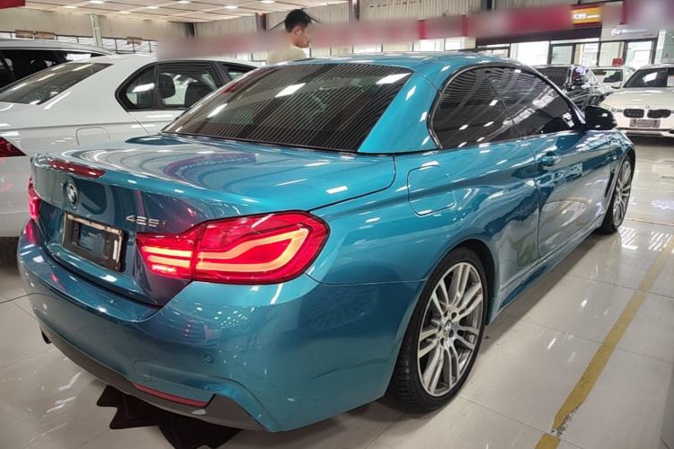 Used BMW 4 Series 2017 425i Convertible M Sport Package Rear Right 45 Deg