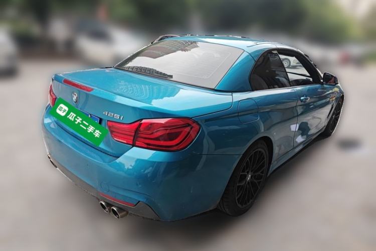 Used BMW 4 Series 2017 425i Convertible M Sport Package Rear Right 45 Deg