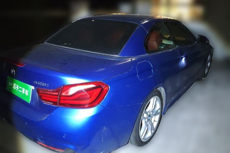Used BMW 4 Series 2017 425i Convertible M Sport Package Rear Right 45 Deg