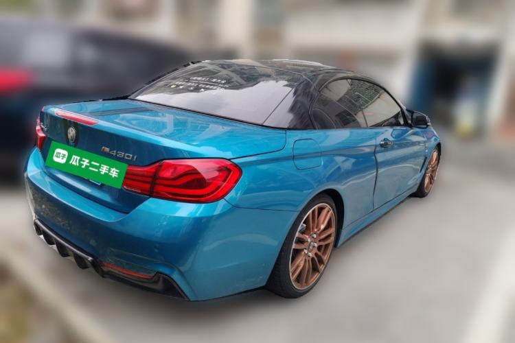 Used BMW 4 Series 2017 430i Convertible M Sport Package Rear Right 45 Deg