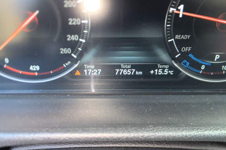 Used BMW 4 Series 2017 430i M Sport Package Odometer Close Up