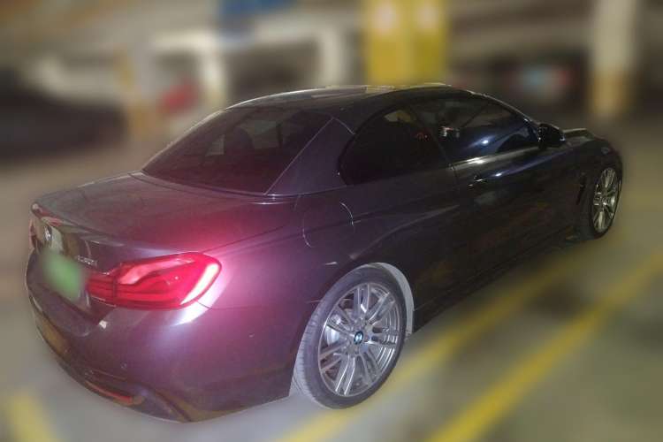 Used BMW 4 Series 2017 430i Convertible M Sport Package Rear Right 45 Deg