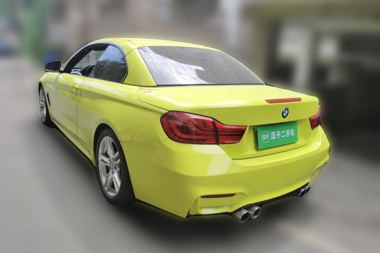 Used BMW 4 Series 2017 425i Convertible M Sport Package Rear Left 45 Deg