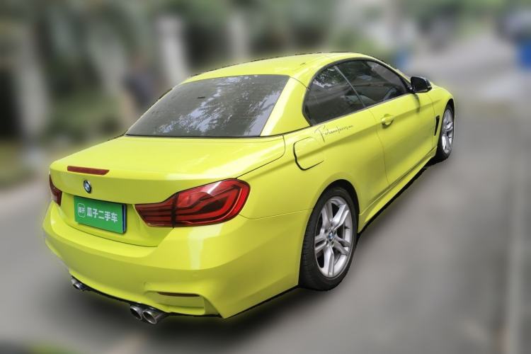Used BMW 4 Series 2017 425i Convertible M Sport Package Rear Right 45 Deg