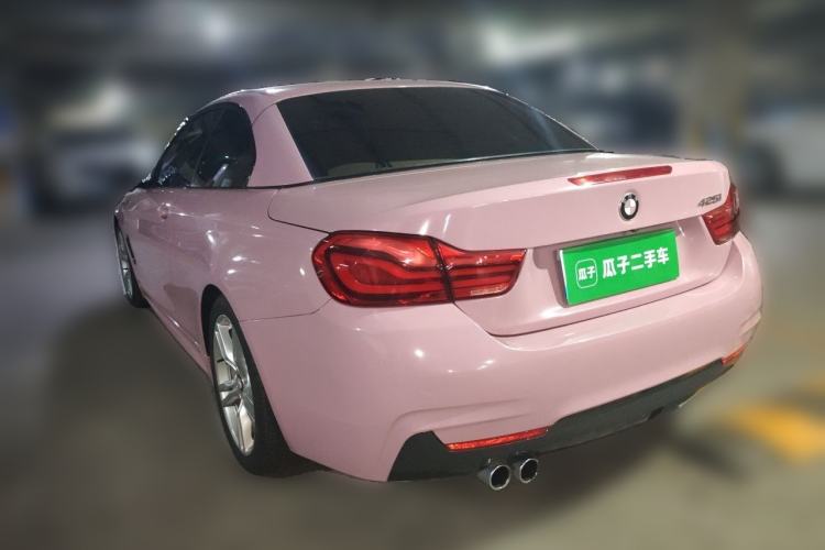 Used BMW 4 Series 2017 425i Convertible M Sport Package Rear Left 45 Deg